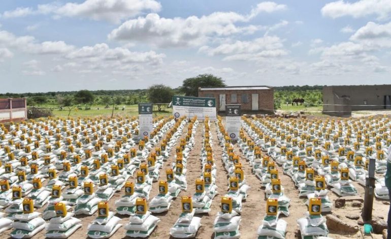 Food Aid is Distributed in Chad, Sudan, and Lebanon by KSrelief