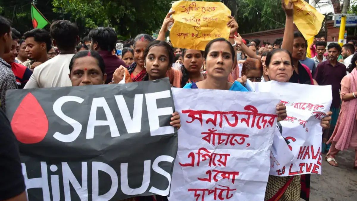 New Delhi Protest Highlights Anger Over Hindu Man’s Killing in Bangladesh