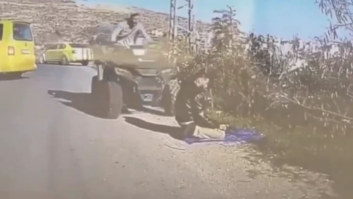 Israeli Reservist Hits Palestinian Man During Prayer in the West Bank