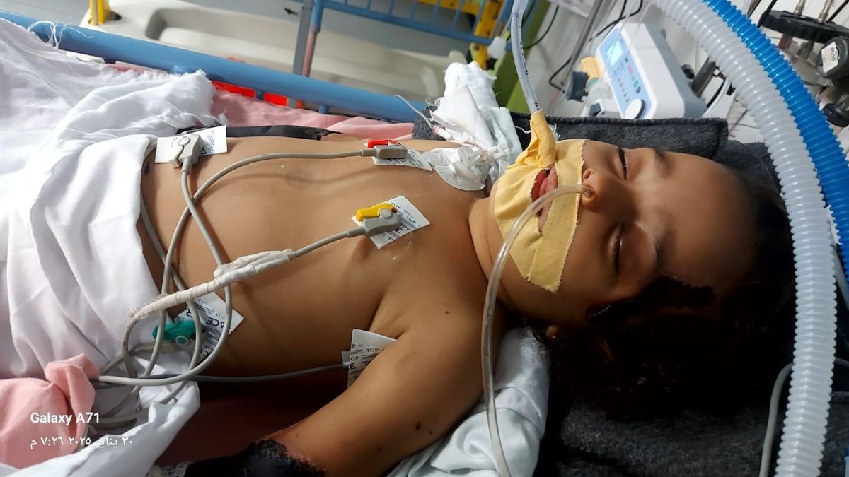 KSrelief Begins Medical Care for a Young Girl from Gaza at King Hussein Cancer Center