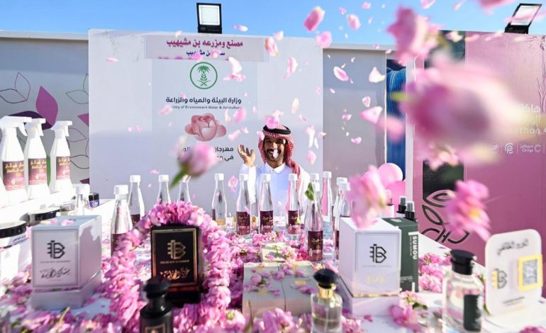 Taif’s rose Plantations Blossom into a Global Center for the Manufacturing of Fragrances.
