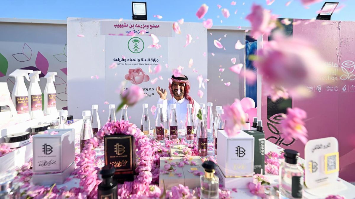 Taif’s rose Plantations Blossom into a Global Center for the Manufacturing of Fragrances.