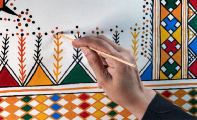 Students Display Rich Traditional Art at Royal Institute in Riyadh