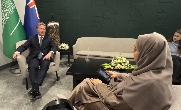Saudi and New Zealand Foreign Ministers Discuss Middle East Crisis