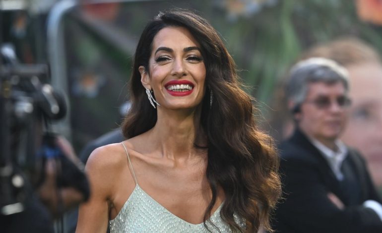 Amal Clooney Turns Heads in Elegant Elie Saab Look in Milan