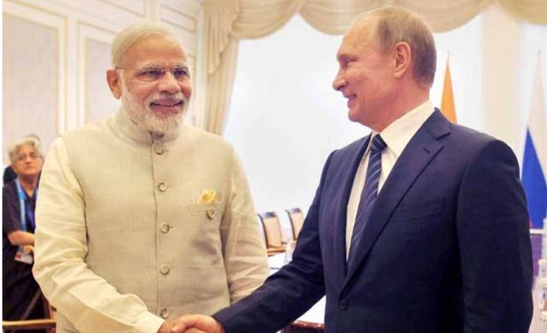 Modi and Putin Discuss Stronger Partnership as Russia Calls for BRICS Unity