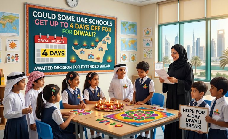 Could Some Schools in the UAE get up to four Days off for Diwali?