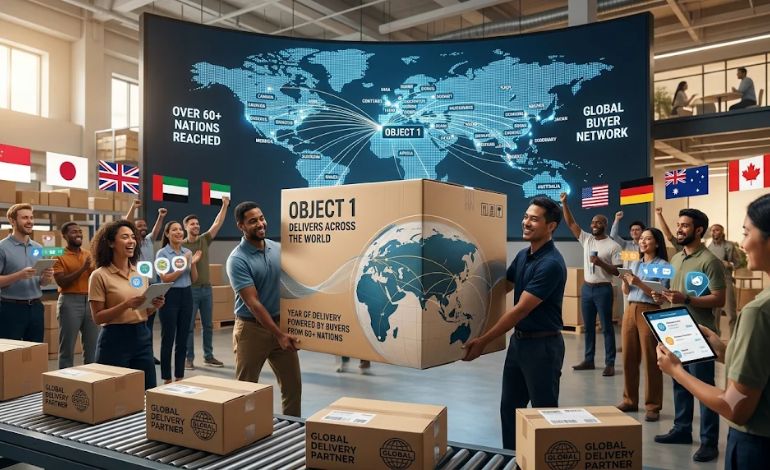 Object 1 Delivers Across the World Its Year of Delivery is Powered by Buyers from 60+ Nations