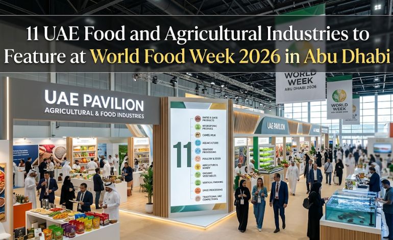 11 UAE Food and Agricultural Industries to Feature at World Food Week 2026 in Abu Dhabi