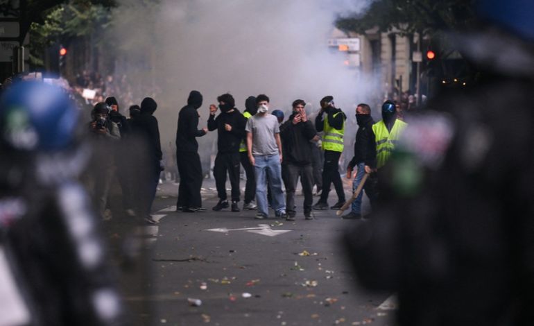 Macron Cracks Down on Protesters Blames Hard Left