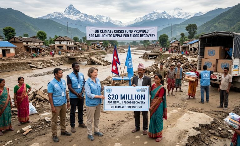 UN Climate Crisis Fund to pay $20 Million to Nepal after Devastating Floods