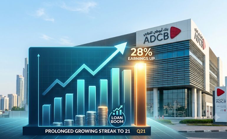 ADCB Earnings up 28% as Loan Boom Prolongs a Growing Streak to 21 quarters