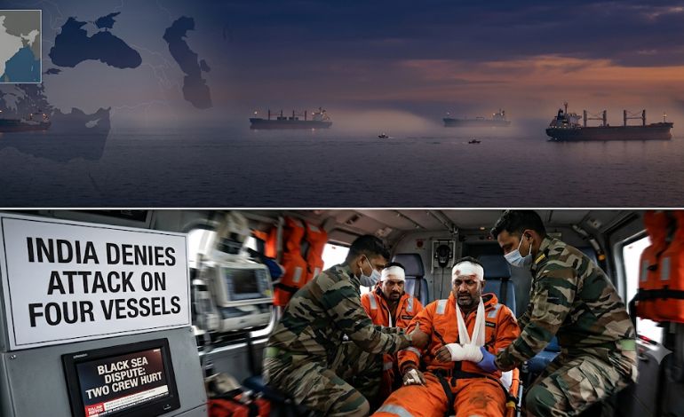 India Denies an Attack on Four Vessels in Black Sea Two Crew Hurt