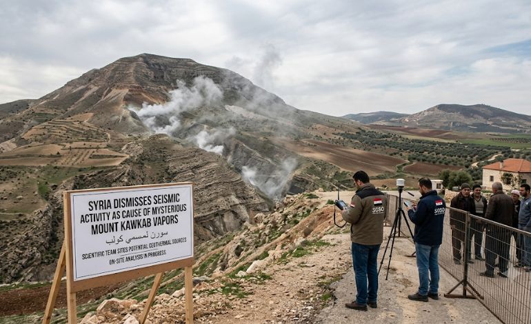 Syria Dismisses Seismic Activity as Cause of Mysterious Mount Kawkab Vapors