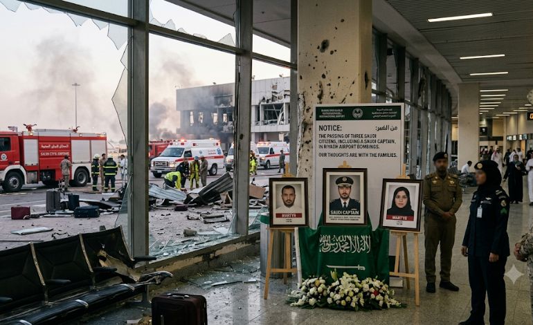 Saudi Captain among three Saudis slain in Riyadh Airport Bombings