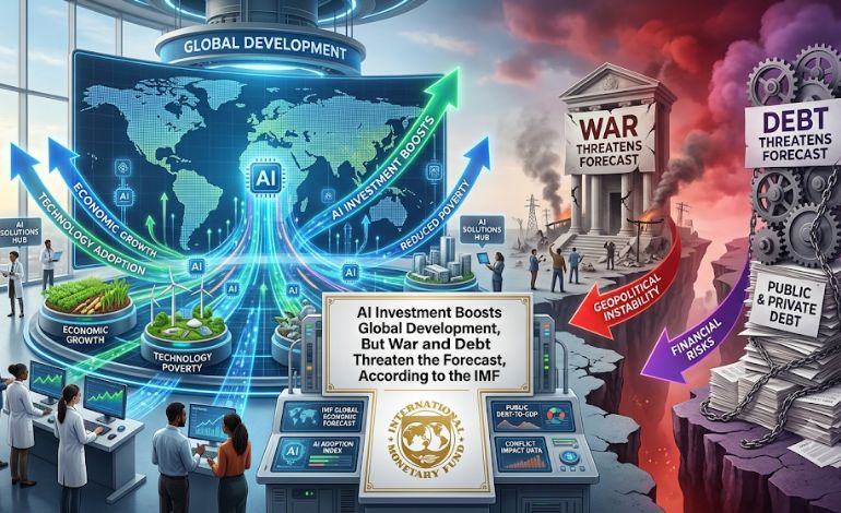 AI Investment Boosts Global Development, But War and Debt Threaten the Forecast, According to the IMF