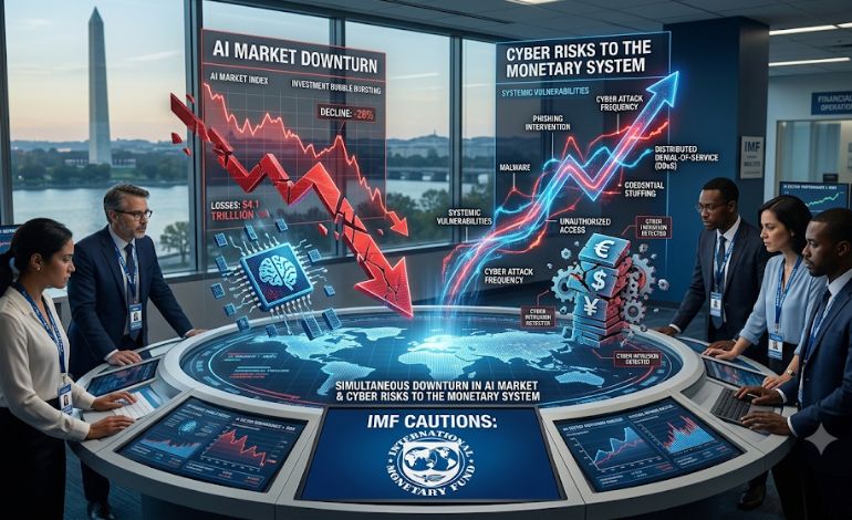 IMF Cautions of a Downturn in AI Market Cyber Risks to The Monetary System