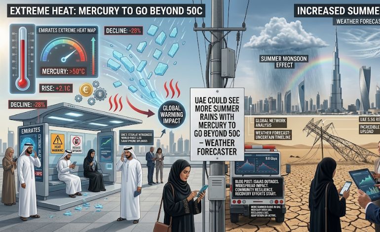 UAE Could See More Summer Rains With Mercury to go Beyond 50C – Weather Forecaster